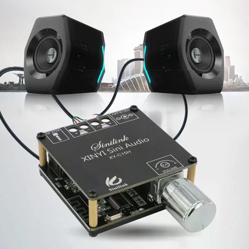 Audio Music Player App - 2*20W Bluetooth 5.0 Power Amplifier Class