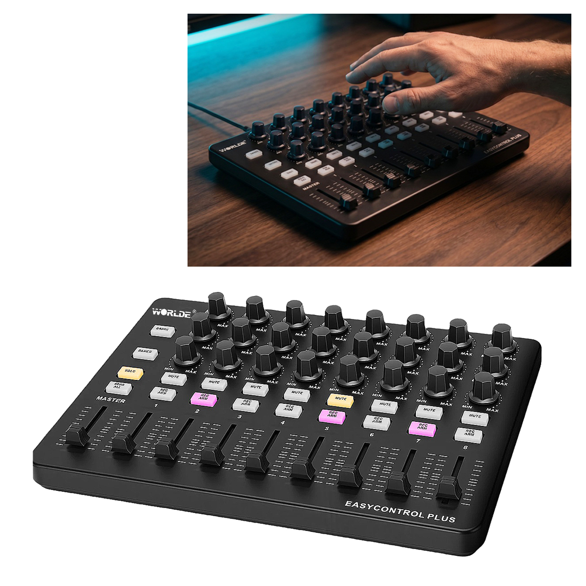 Midi Controller Pad - Worlde Easycontrol Plus USB MIDI Controller