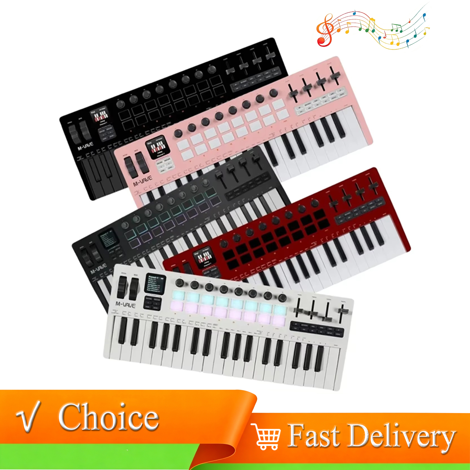 Midi Controller Pad - SMK-37 PRO Keyboard 37 Key MIDI
