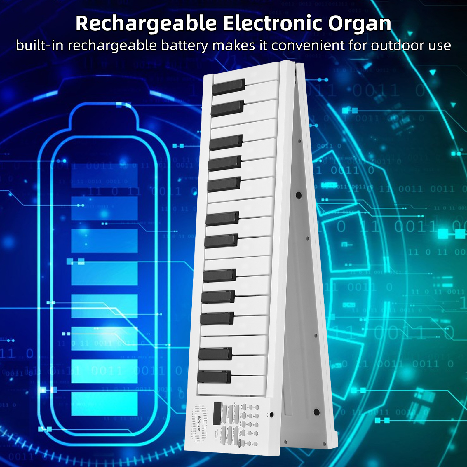61-Key Foldable Electronic Pia - Keyboard Piano 61 Key avis et prix