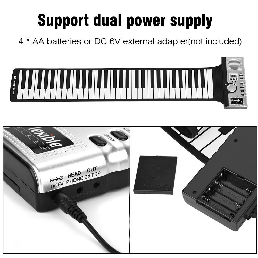 Portable ABS Plastic 61 Keys F - Keyboard Piano 61 Key avis et prix