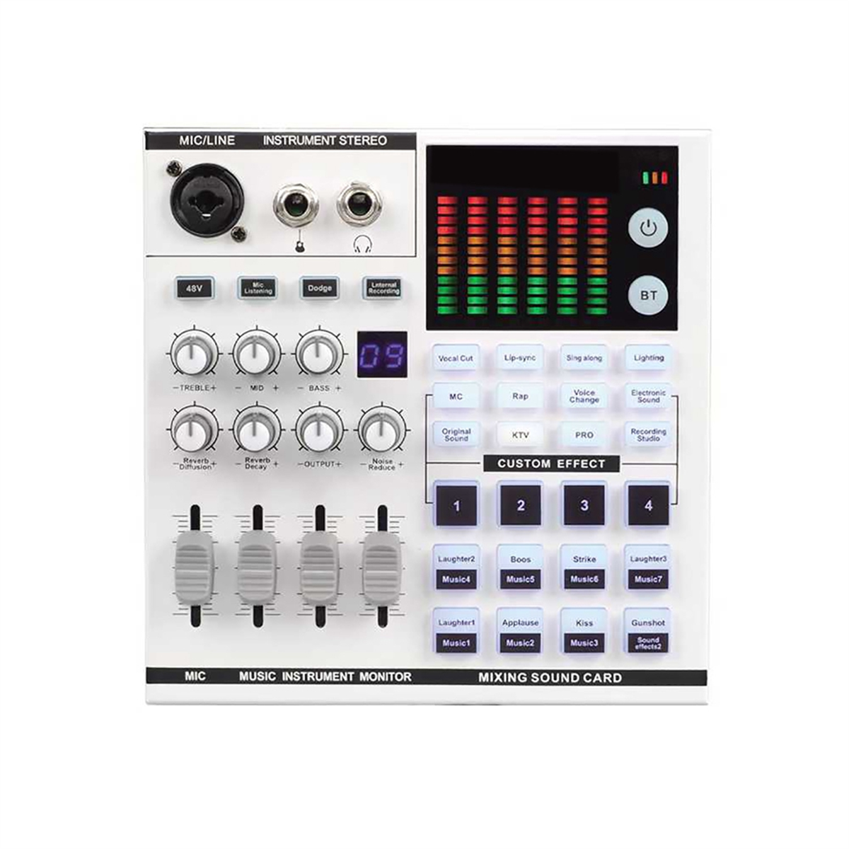 SN800 Live Sound Card Voice Ch - Audio Music Voice Changer avis et prix