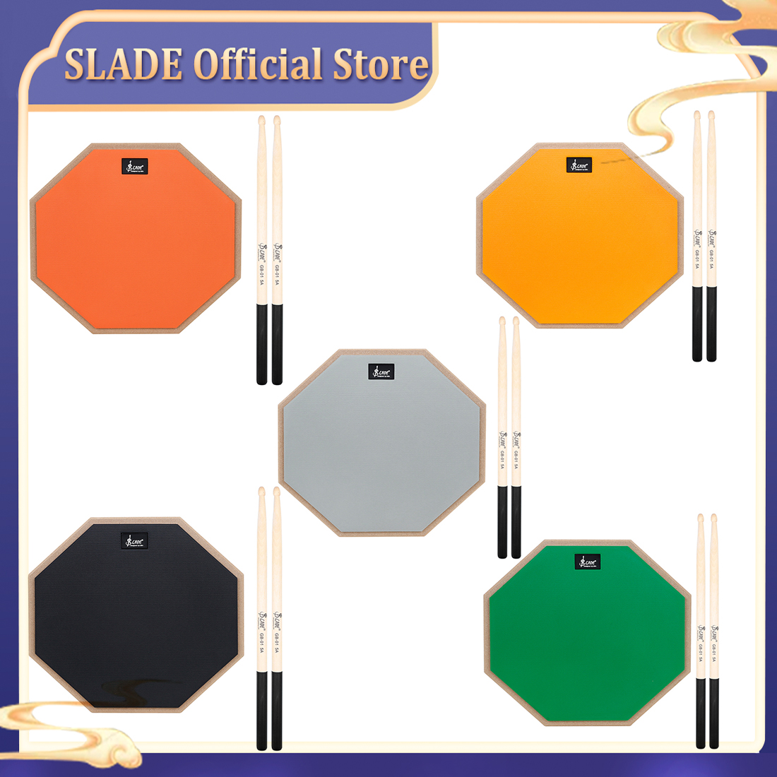 SLADE 8 Inches Drum Practice M - Drum Practice Pad avis et prix