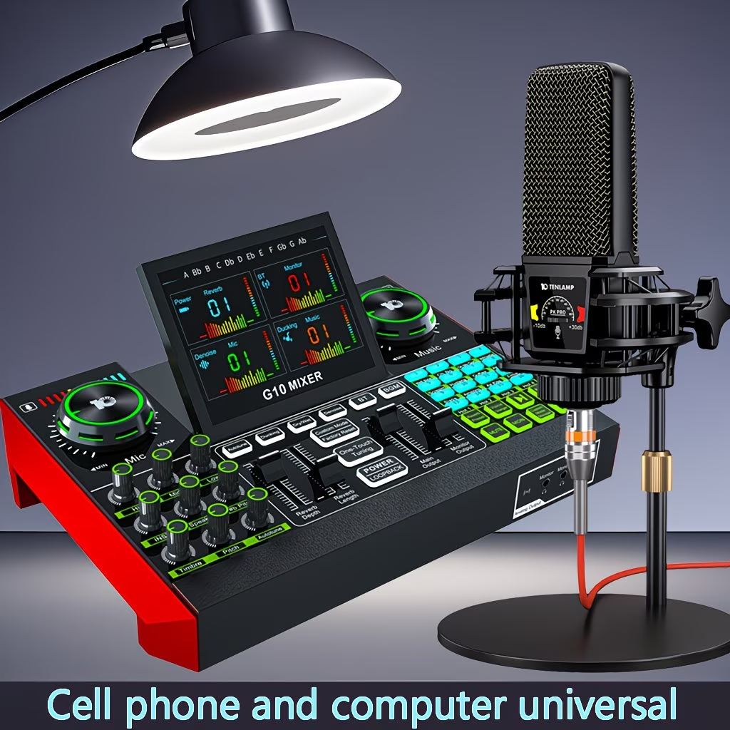 Tenlamp Audio Interface Mixer  - Audio Music Voice Changer avis et prix