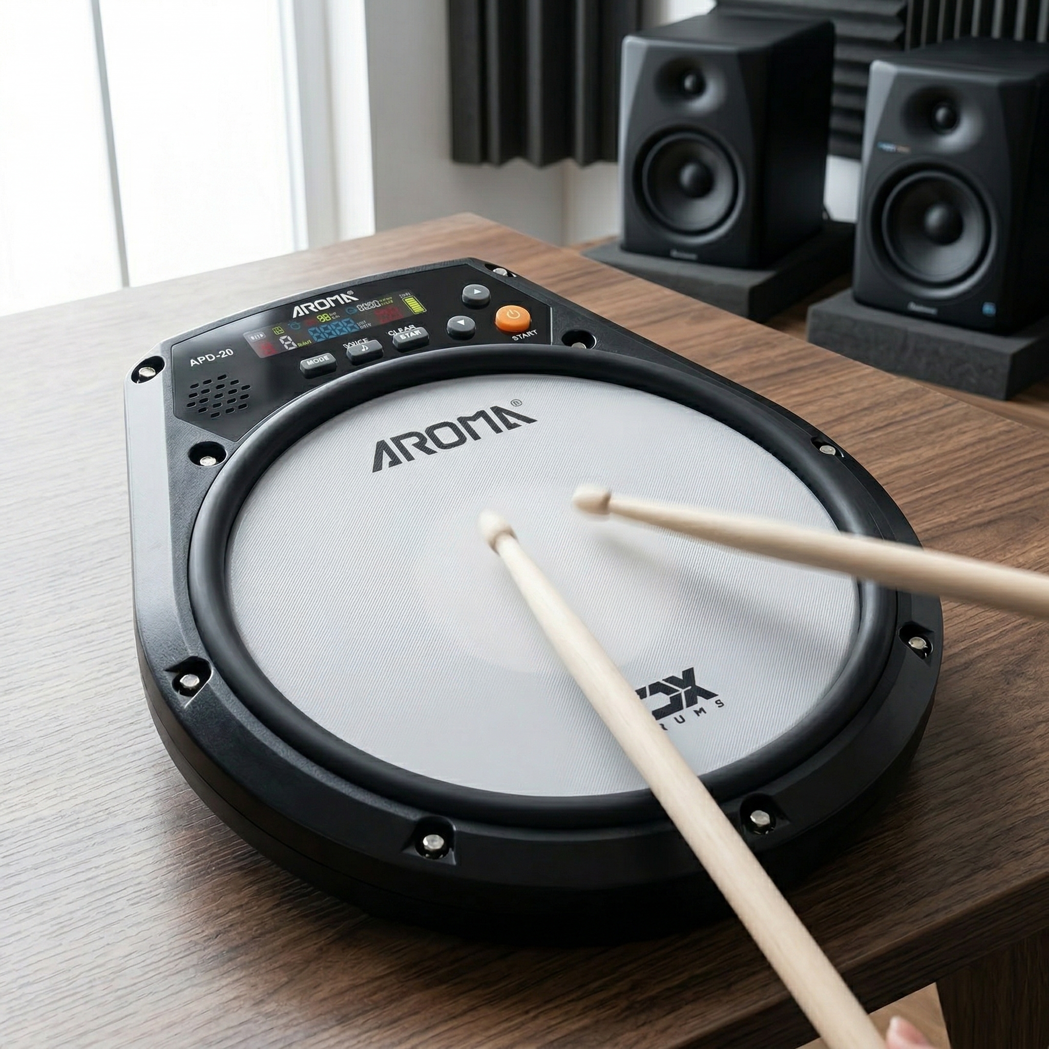 Aroma APD-20 Dumb Drum Pad Adj - Drum Practice Pad avis et prix