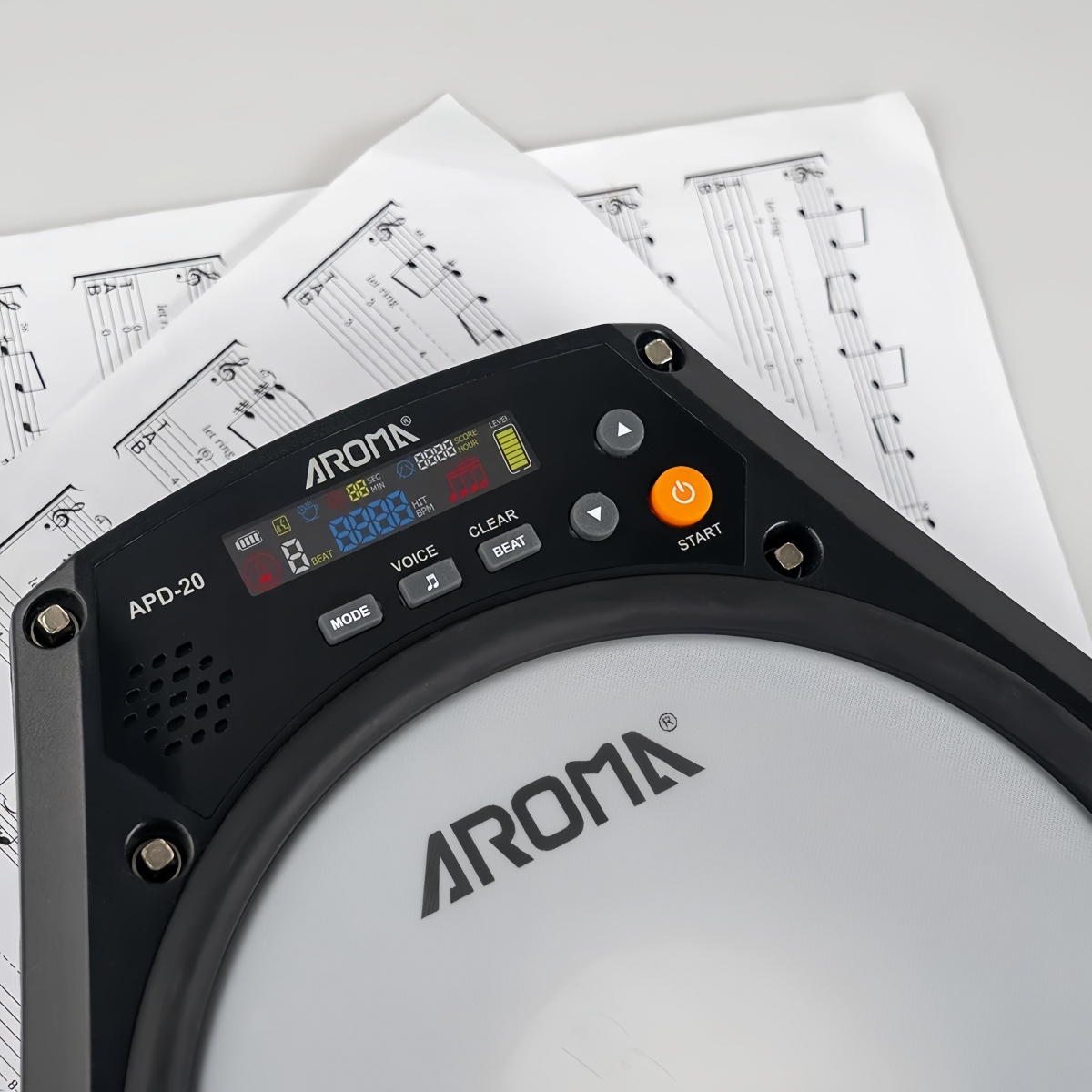 Aroma APD-20 Dumb Drum Pad Adj - Drum Practice Pad avis et prix