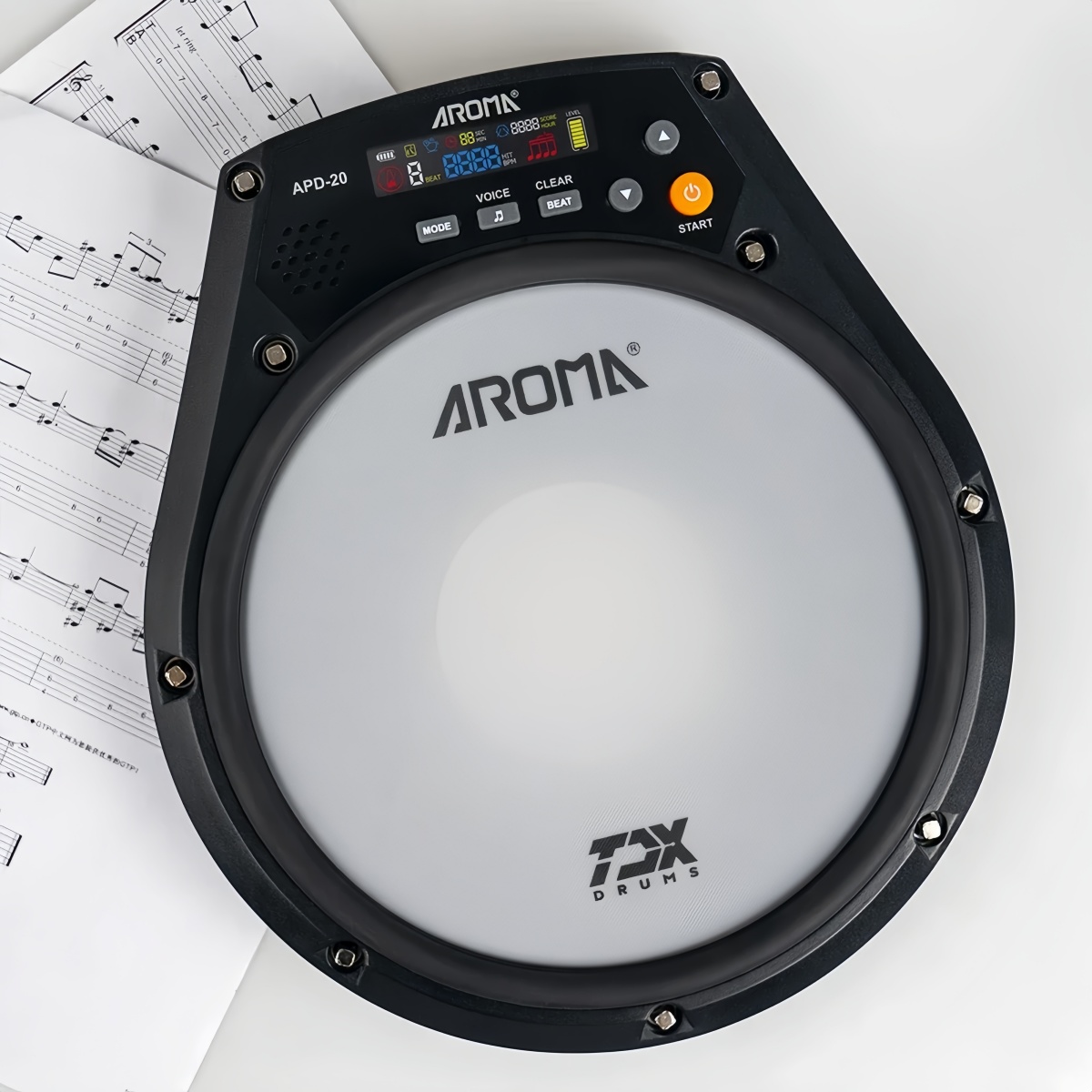 Aroma APD-20 Dumb Drum Pad Adj - Drum Practice Pad avis et prix