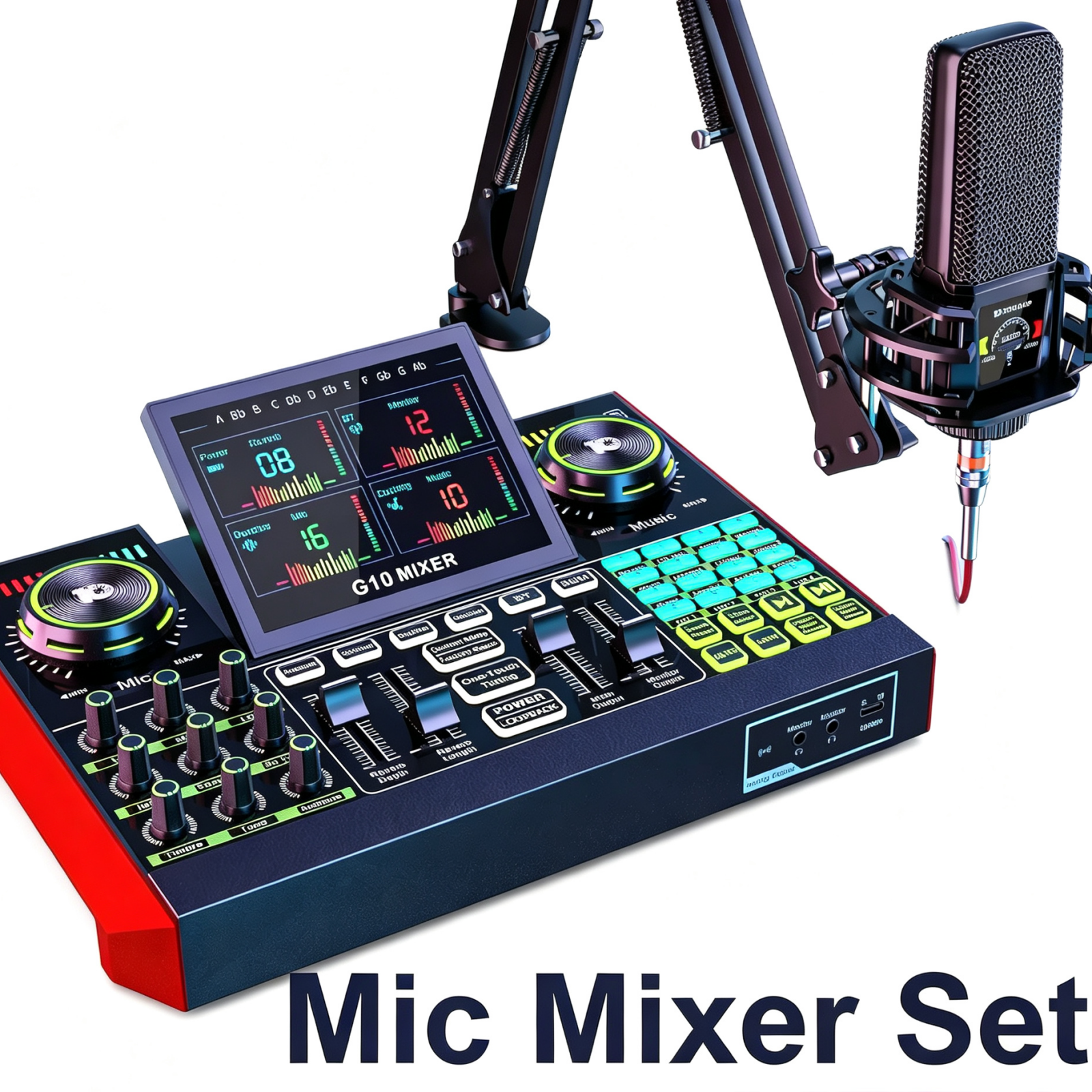 Tenlamp Audio Interface Mixer  - Audio Music Voice Changer avis et prix