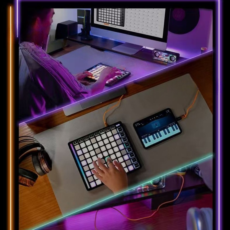64-Key MIDI Percussion Pad Con - Midi Controller Pad avis et prix