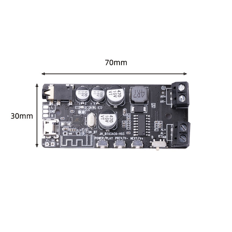 Bluetooth 5.0 Power Amplifier  - Audio Music Player App avis et prix