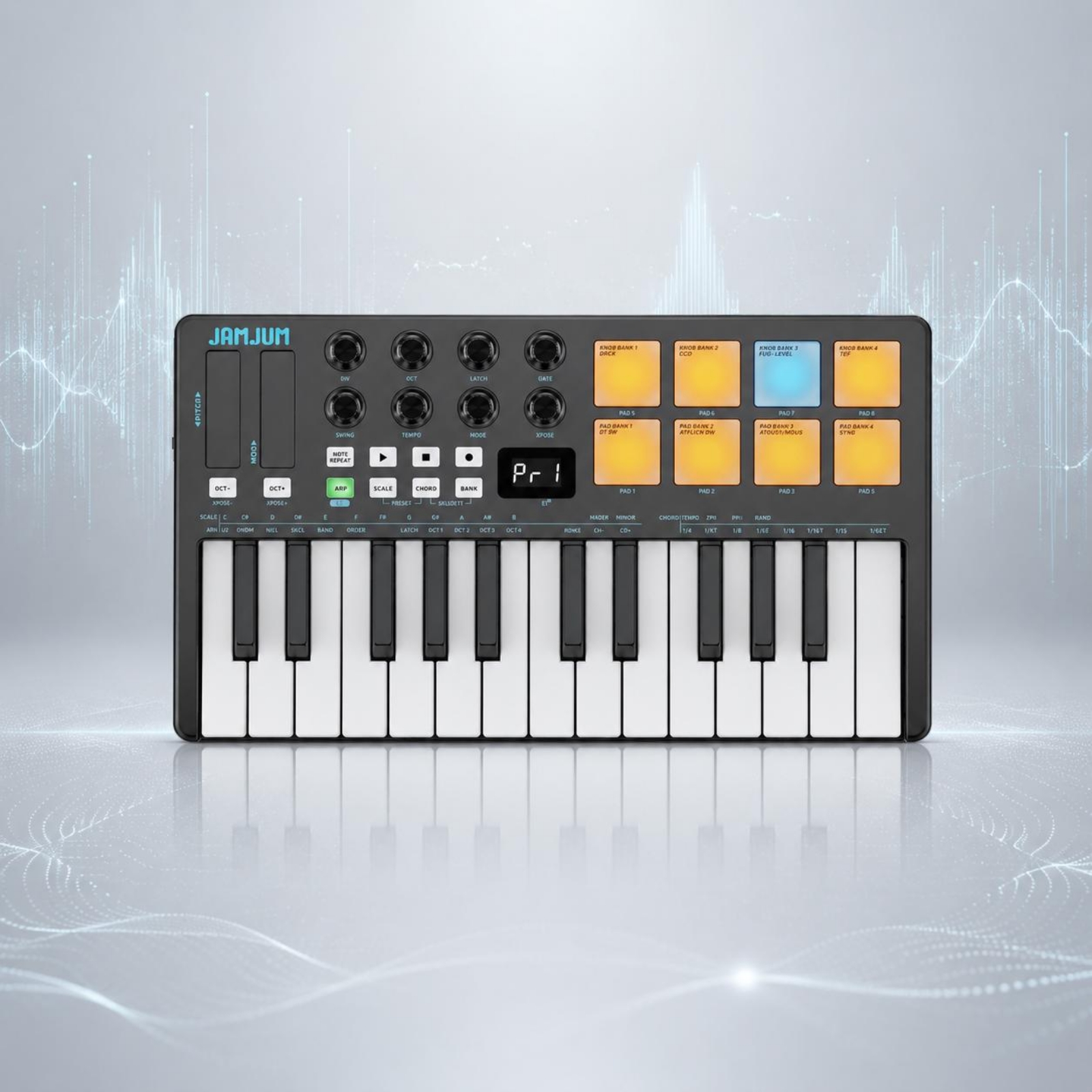 25-Key Keyboard Controller Bui - Midi Controller Pad avis et prix
