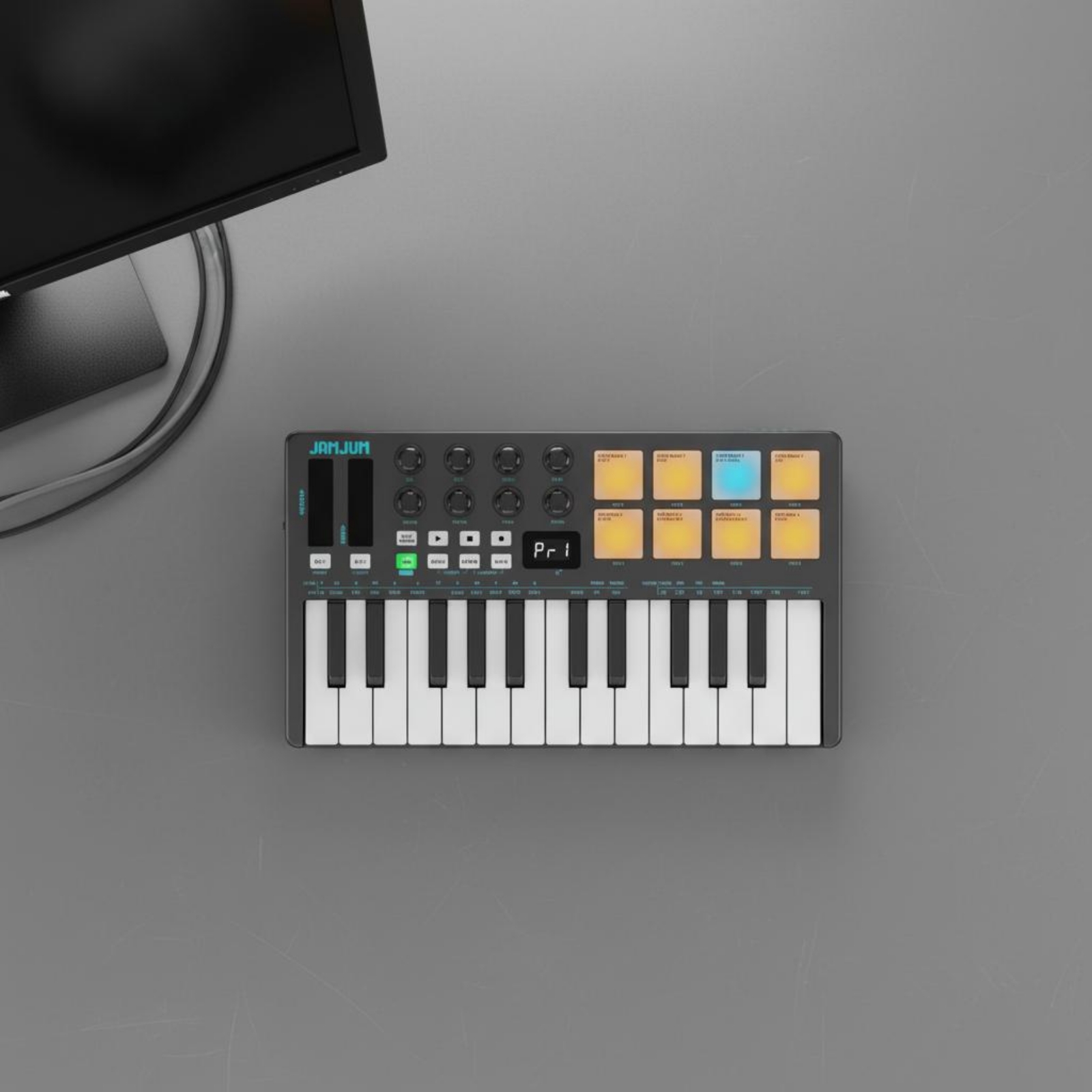 25-Key Keyboard Controller Bui - Midi Controller Pad avis et prix
