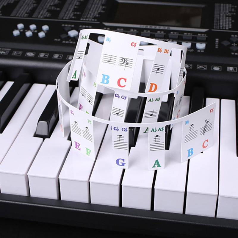 Piano Keyboard Stickers 88/61  - Keyboard Piano 61 Key avis et prix