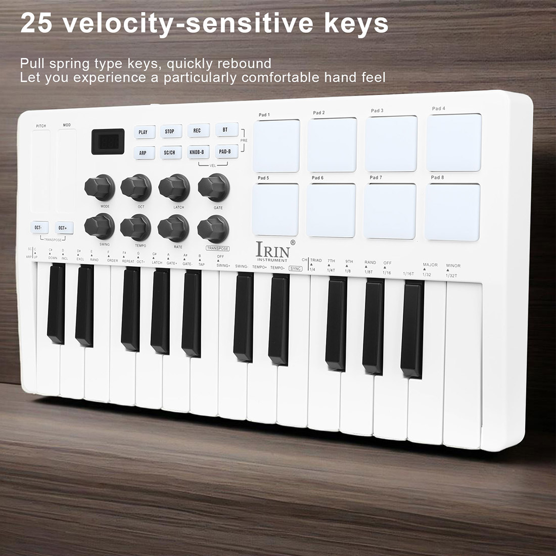 SMK-25  Portable Keyboard MIDI - Midi Controller Pad avis et prix
