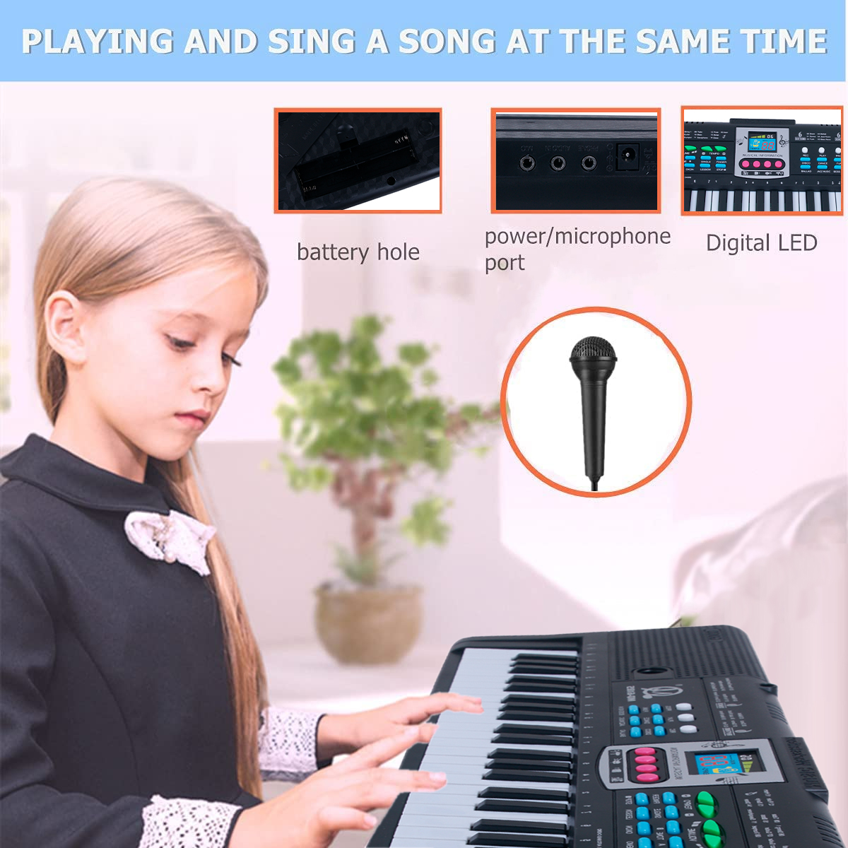 61Key Quick Start Electronic K - Keyboard Piano 61 Key avis et prix