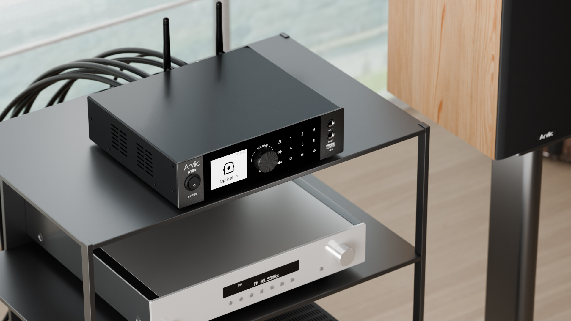 A100 Stereo Amplifier Home Aud - Audio Music Player App avis et prix