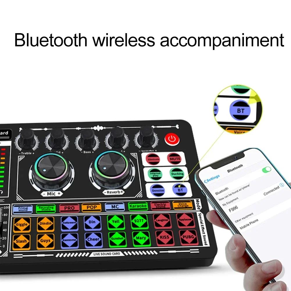 USB Audio Mixer Live Sound Car - Audio Music Voice Changer avis et prix