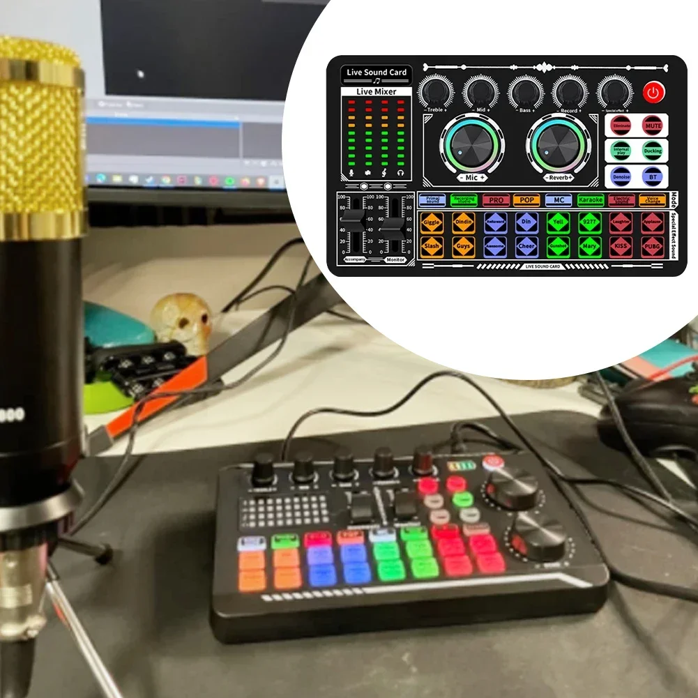 USB Audio Mixer Live Sound Car - Audio Music Voice Changer avis et prix
