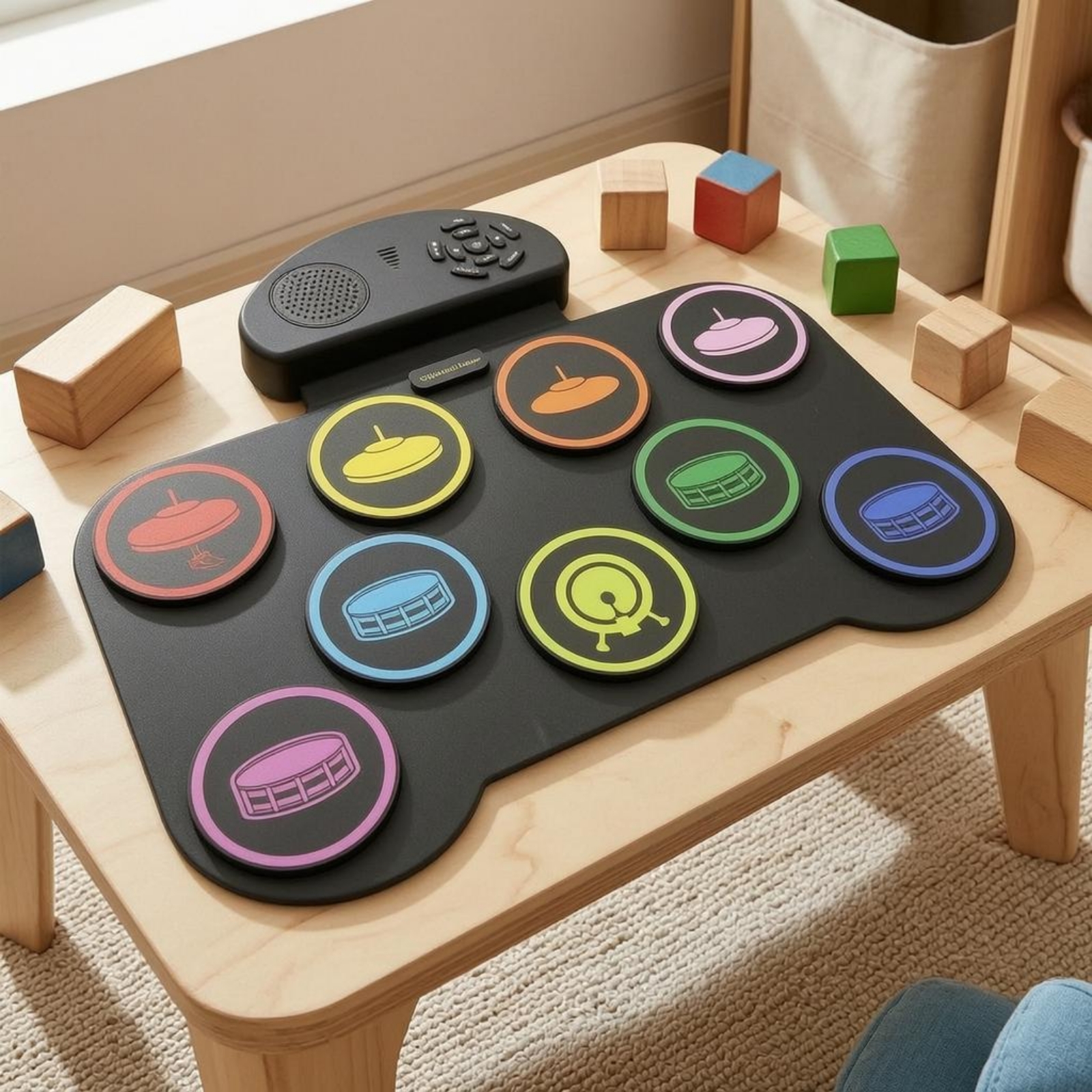 Children’s Electronic Drum Set - Drum Practice Pad avis et prix