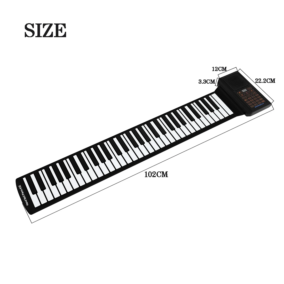 61 Keys Mini Roll Up Piano Sil - Keyboard Piano 61 Key avis et prix