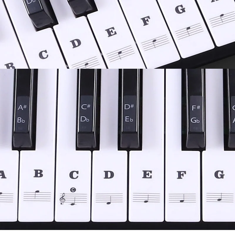 1PC Piano Training Stickers Fo - Keyboard Piano 61 Key avis et prix
