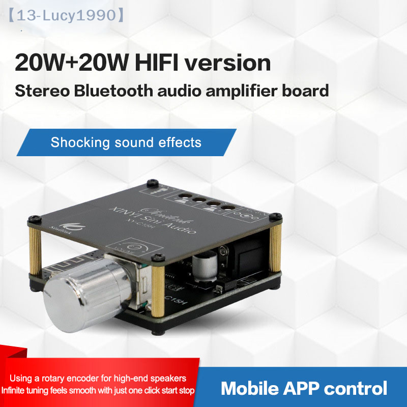 2*20W Bluetooth 5.0 Power Ampl - Audio Music Player App avis et prix