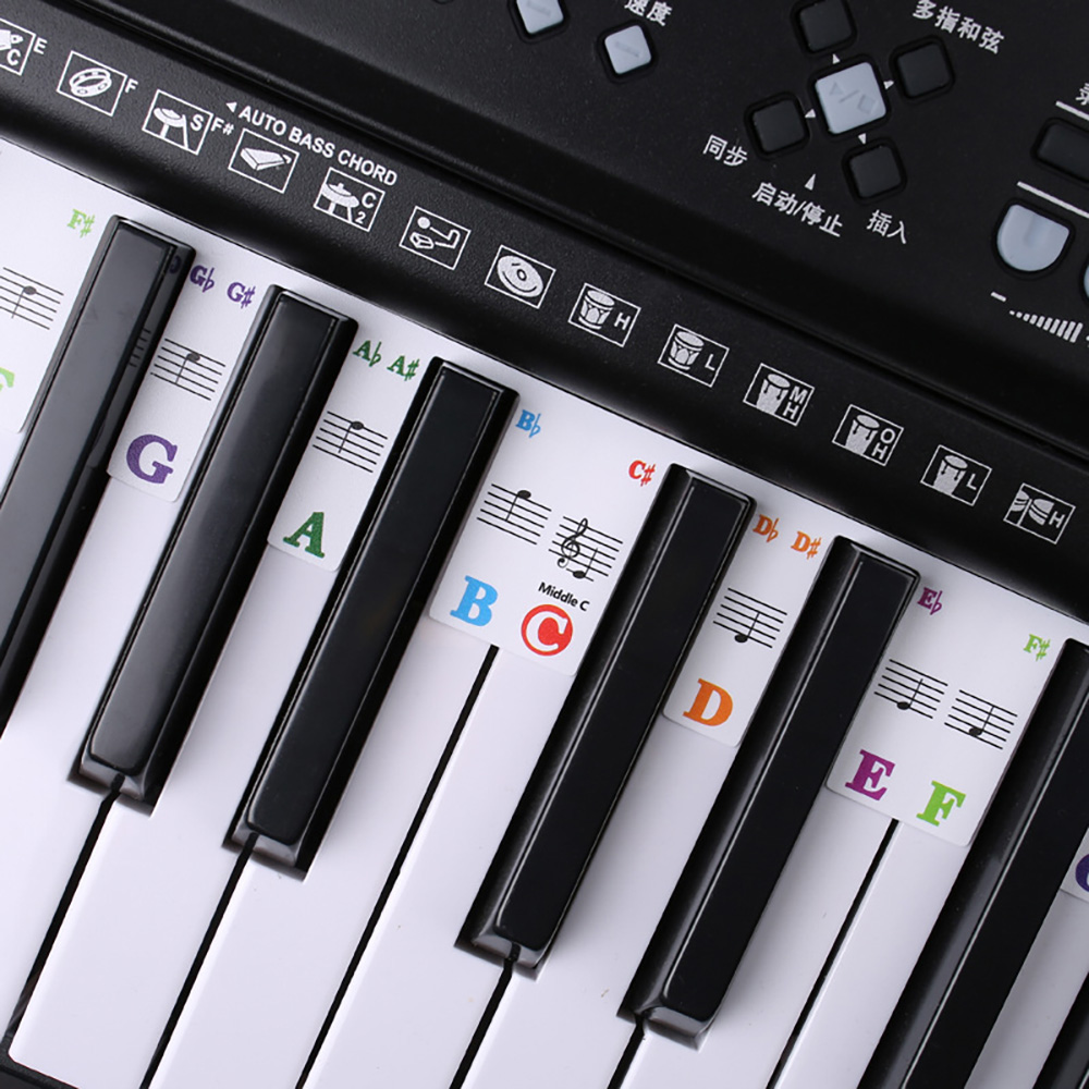 Piano Keyboard Stickers 88 key - Keyboard Piano 61 Key avis et prix