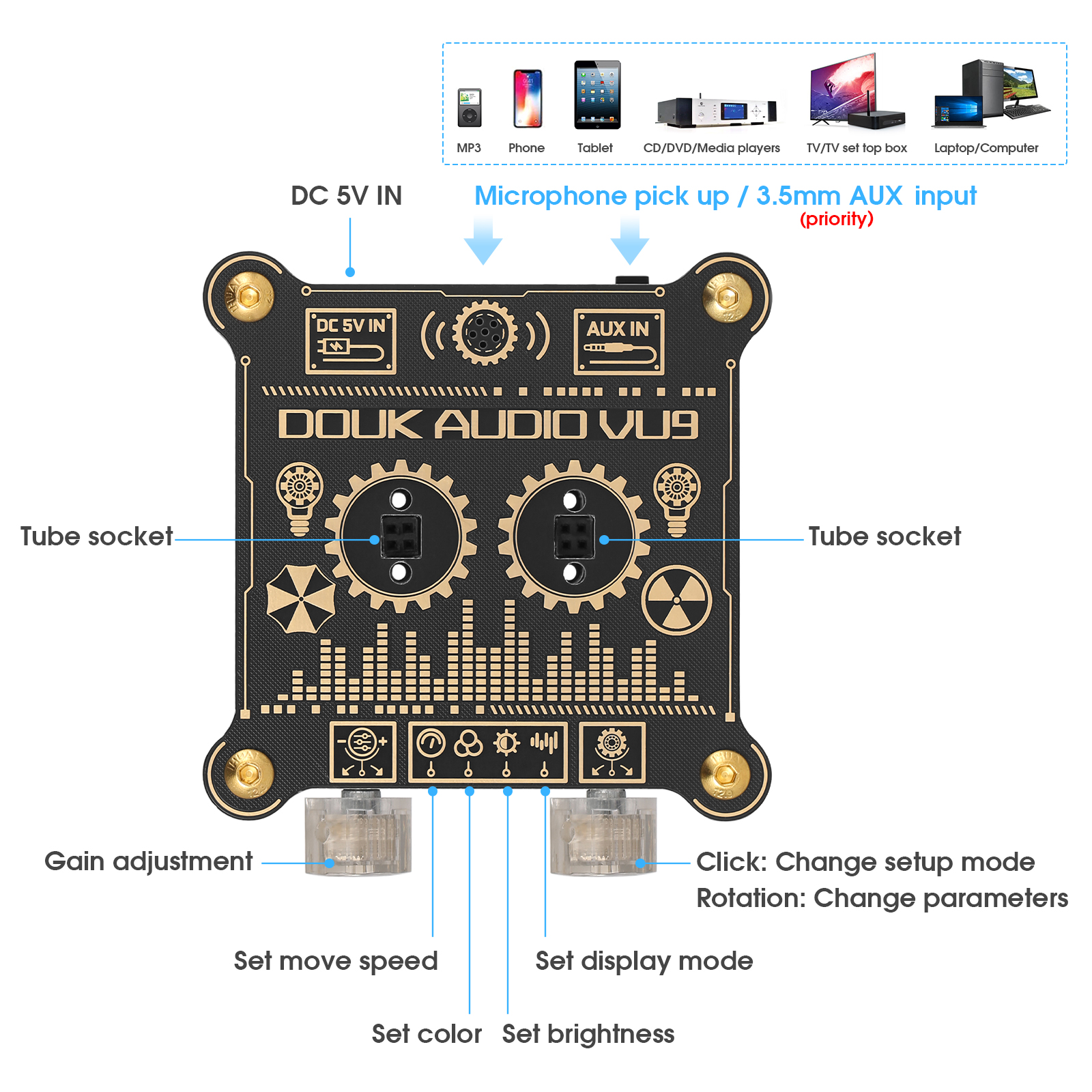 Douk Audio VU9 Pixie Tube Soun - Audio Youtube Music Free avis et prix