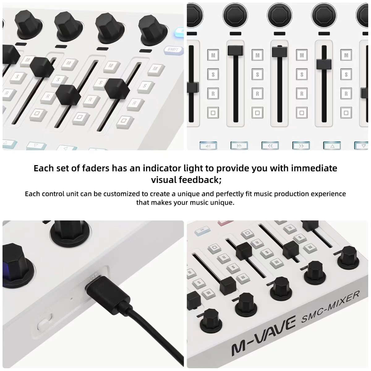 M-VAVE SMC-MIXER Wireless MIDI - Midi Controller Pad avis et prix