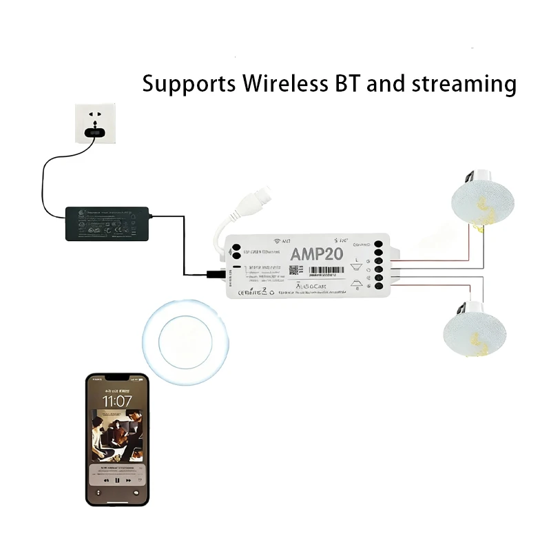 Audiocast Amp20 Wireless Strea - Audio Youtube Music Free avis et prix