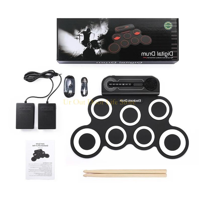 77UF Hand Roll Drum Silicone P - Drum Practice Pad avis et prix