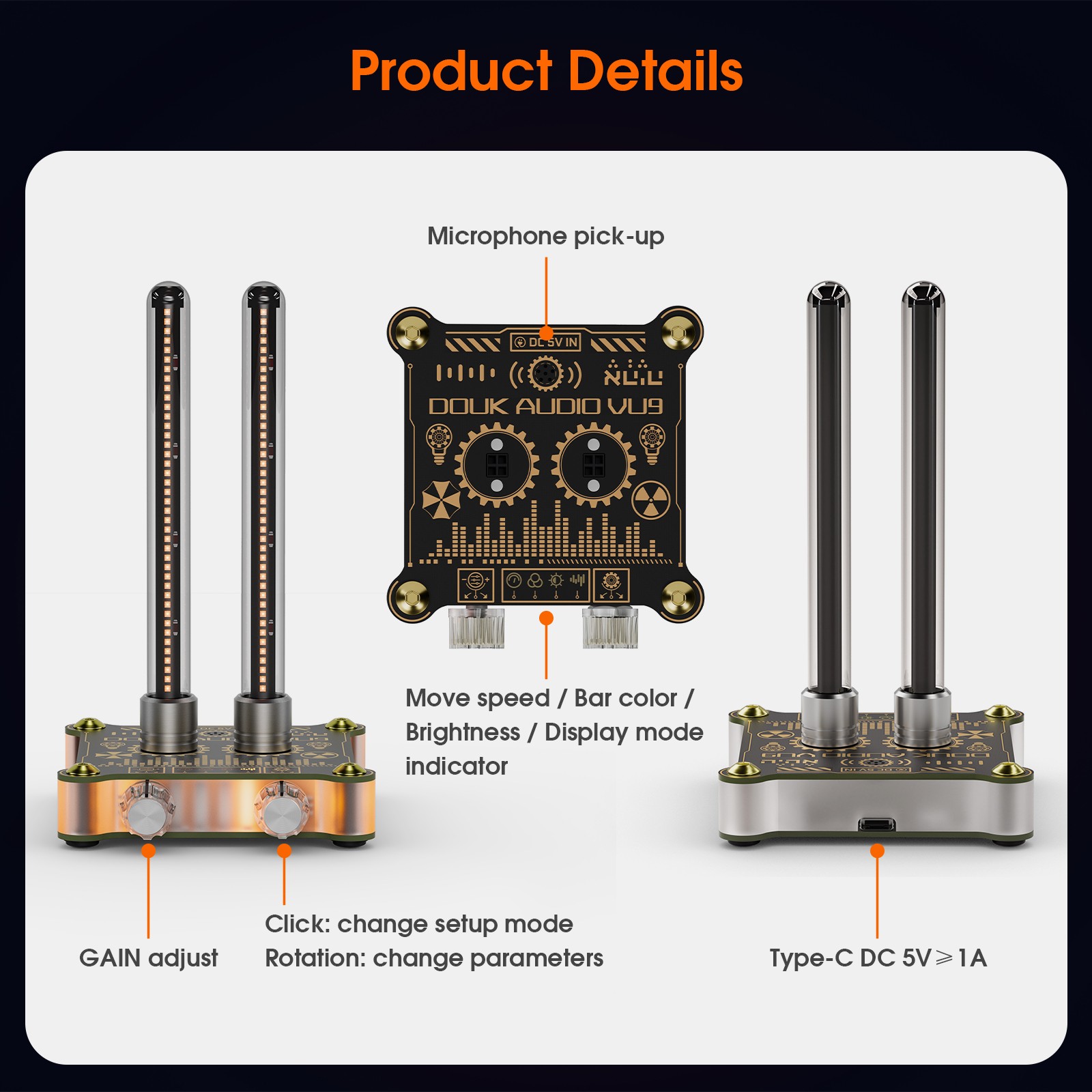Douk Audio Dual Pixie Tube VU9 - Audio Youtube Music Free avis et prix
