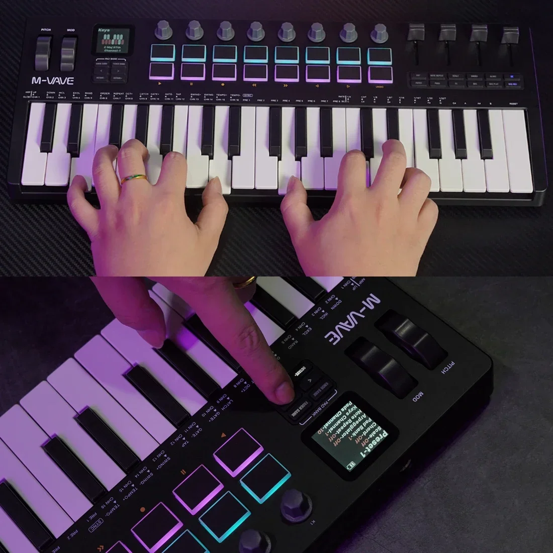 SMK-37 PRO Keyboard 37 Key MID - Midi Controller Pad avis et prix