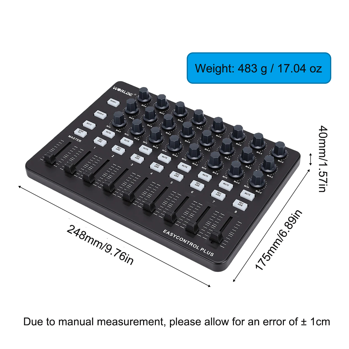 Worlde Easycontrol Plus Portab - Midi Controller Pad avis et prix