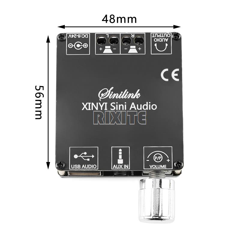 2*50W Bluetooth 5.0 Power Ampl - Audio Music Player App avis et prix