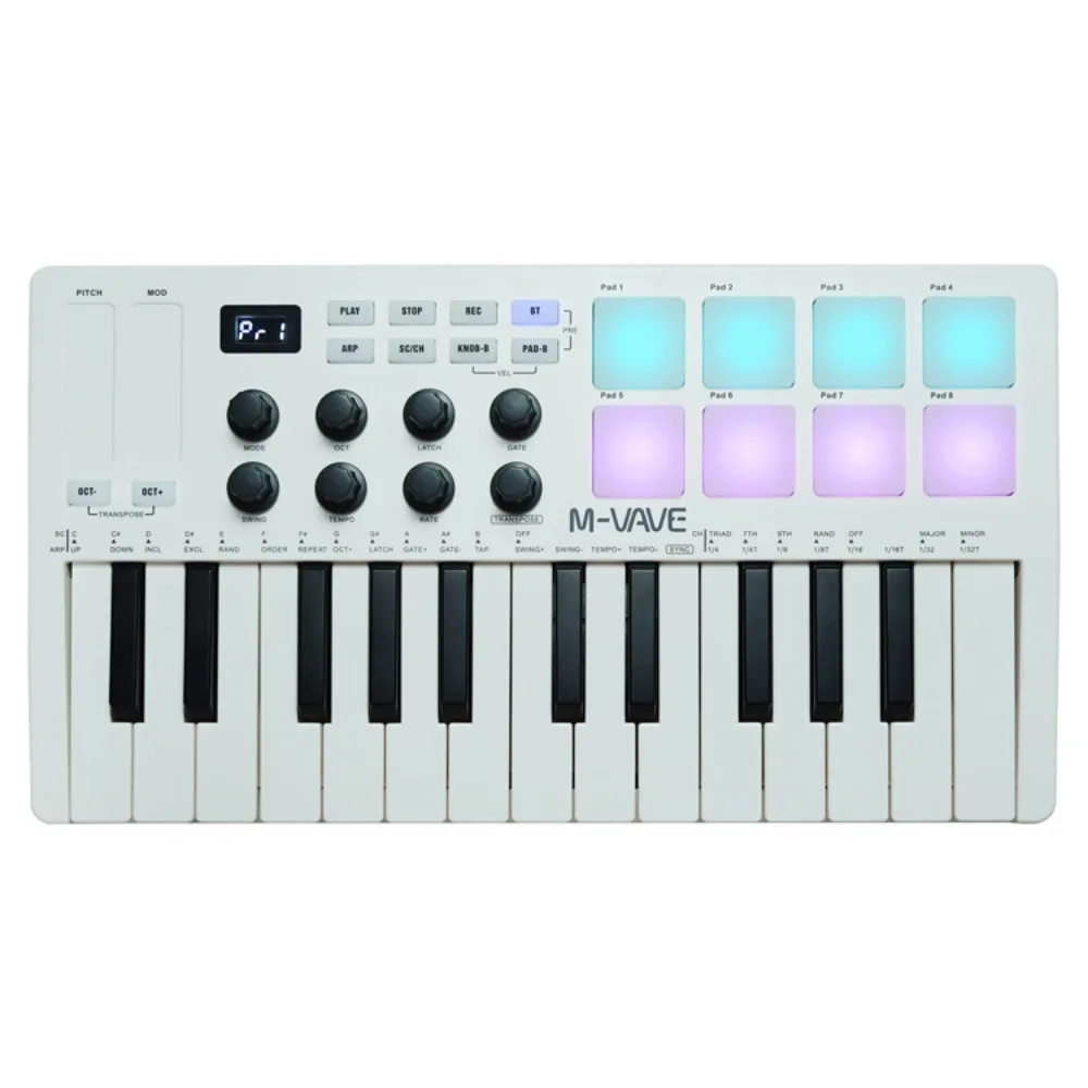 M-VAVE MIDI 25-Key USB MIDI Ke - Midi Controller Pad avis et prix