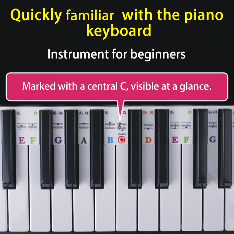 Piano Notes Guide for Beginner - Keyboard Piano 61 Key avis et prix