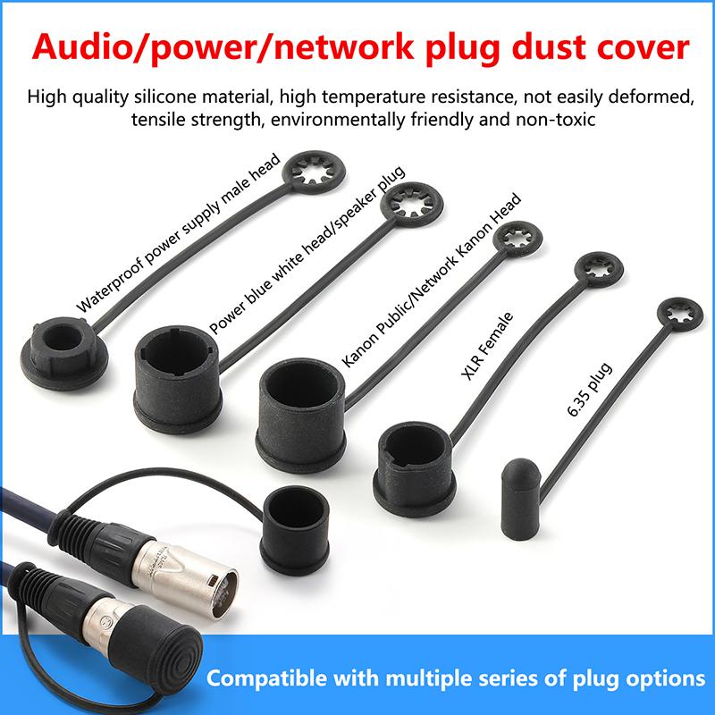 2Pcs Silicone Dust Cover Water - Audio Music Cover avis et prix