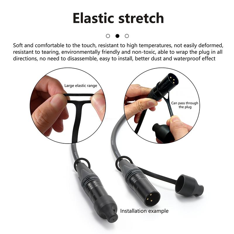 2Pcs Silicone Dust Cover Water - Audio Music Cover avis et prix