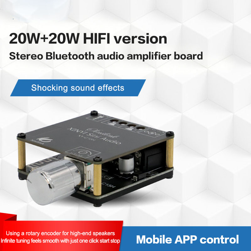 2*20W Bluetooth 5.0 Power Ampl - Audio Music Player App avis et prix