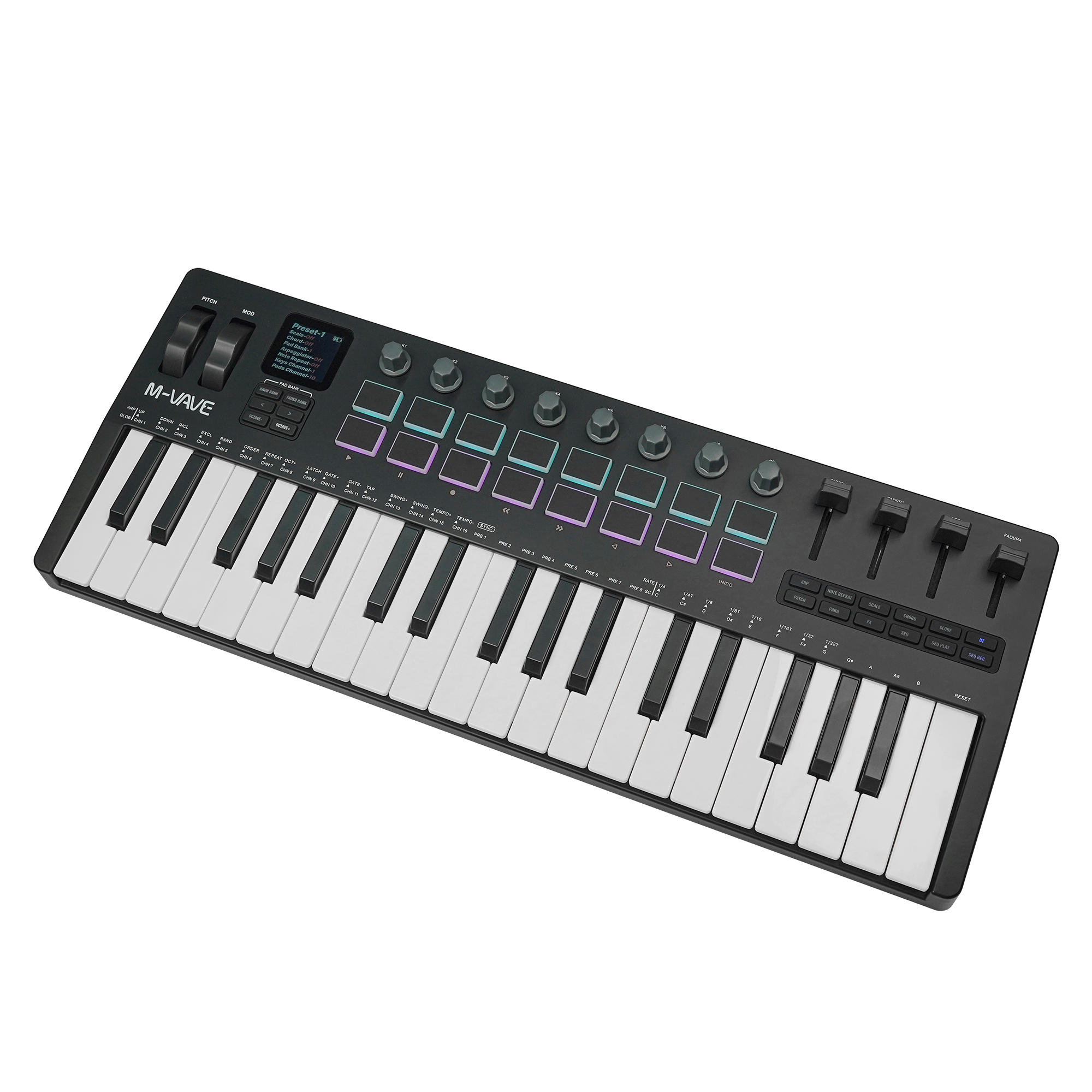 M-VAVE SMK-37 PRO 37-Key MIDI  - Midi Controller Pad avis et prix