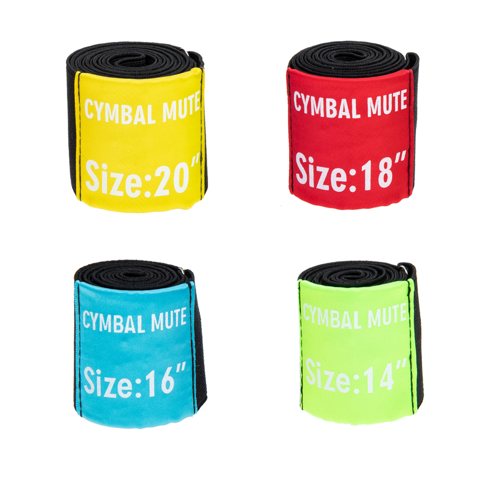4Pcs Professional Cymbal Mute  - Drum Practice Pad avis et prix